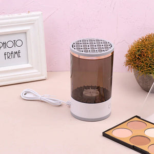 Automatic Brush Cleaner Electric Makeup Brush Cleaning Machine Fast Clean Dryer Rieworkes