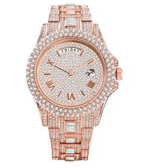 Men's Luxury Crystal Watches Rieworkes