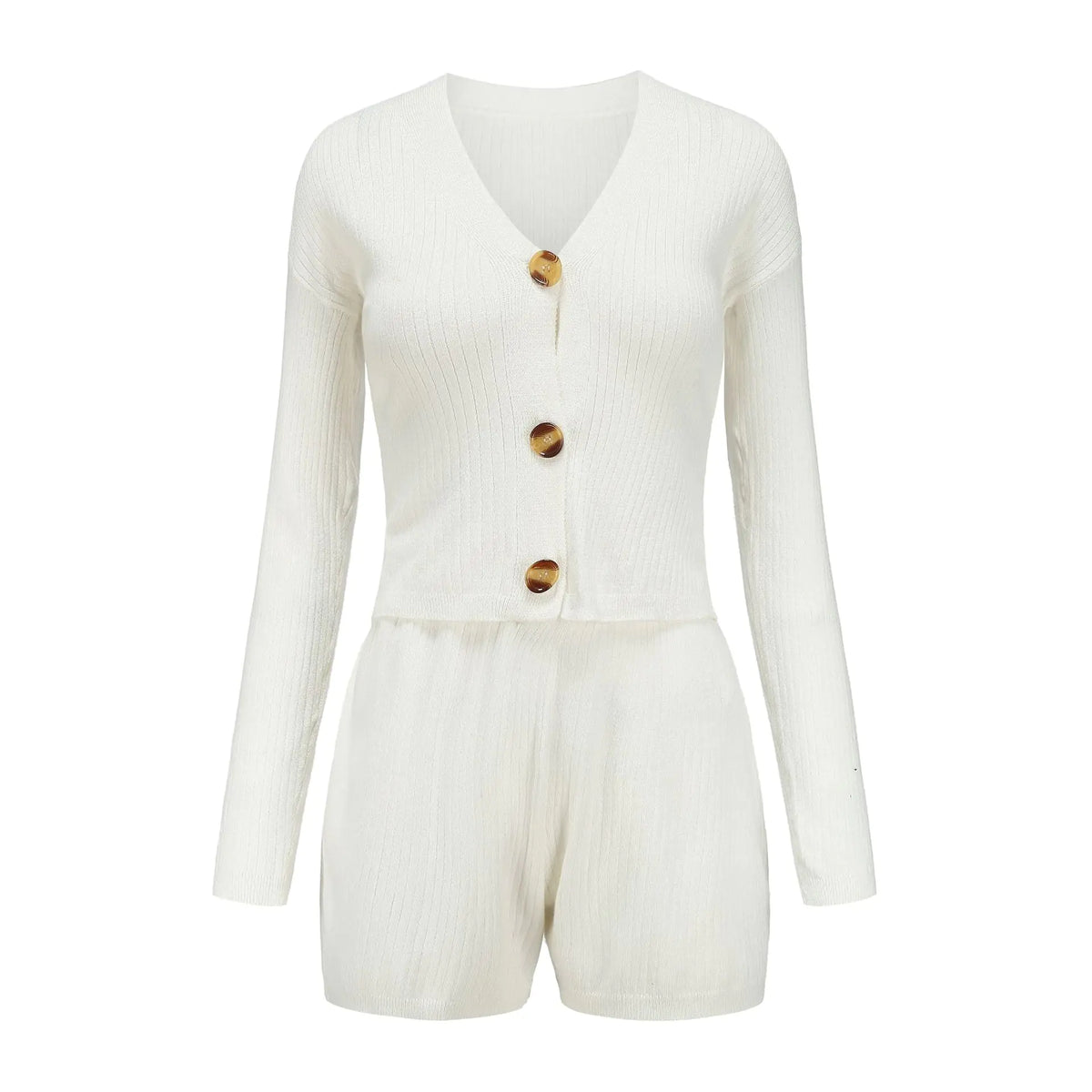 Fashionable Women's Sweater and Shorts Set (2 Pieces) Mimarta