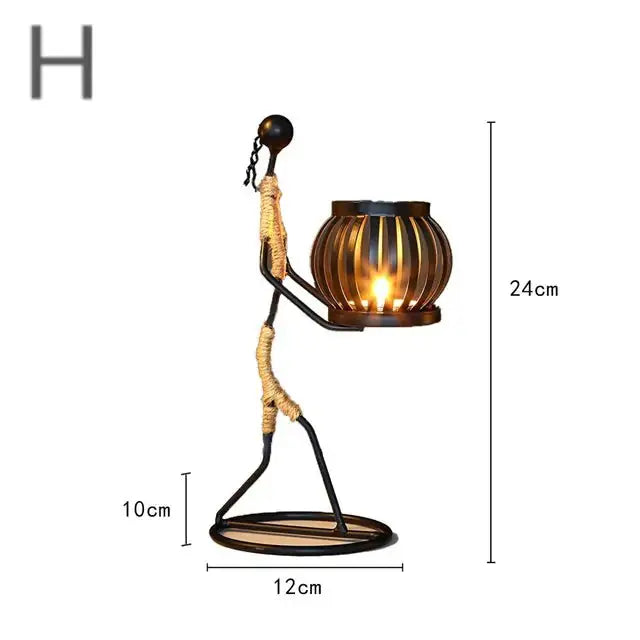 Little Man Candle Holder Rieworkes