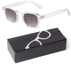 Gradient Small Round Sunglasses for Women Men Rieworkes