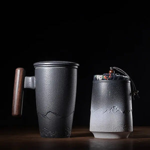 Retro Ceramic Coffee Mug Set Rieworkes