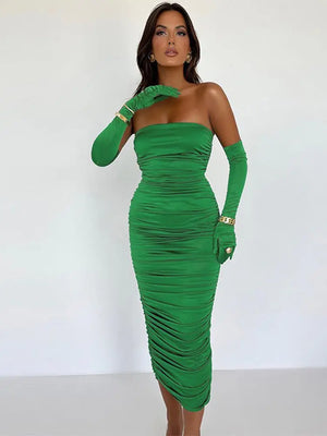 Strapless Backless Tight Dress Rieworkes