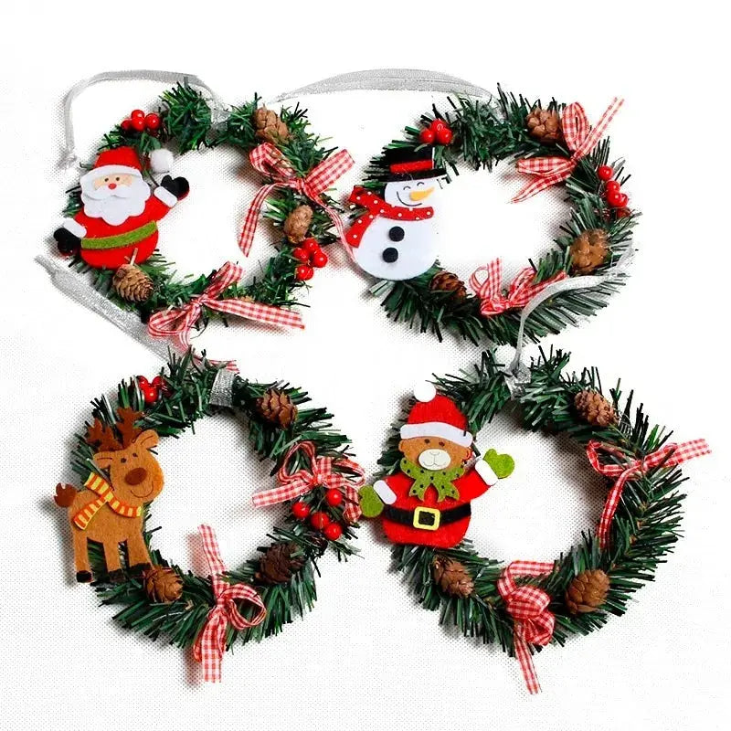 Christmas Wreath Wood Christmas Decor Rieworkes