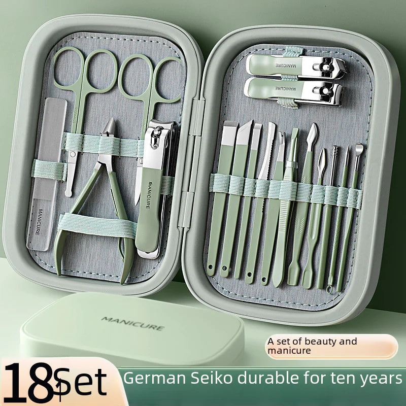 Luxury Stainless Steel Nail Clipper Set with Pliers Mimarta