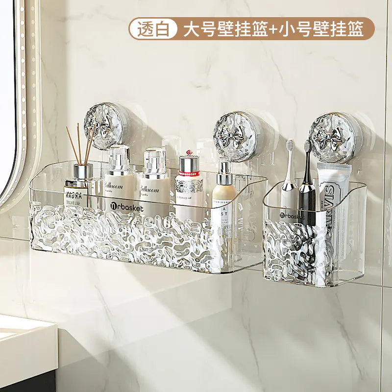 Bathroom Suction Shelf for Towels and Toiletries Mimarta