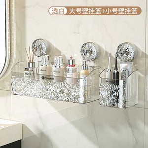 Bathroom Suction Shelf for Towels and Toiletries Mimarta