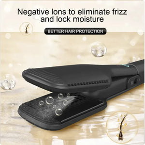 Hot Air Hair Straightener Brush for Home and Salon Styling Rieworkes