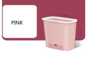 Wall-Mounted Kitchen Trash Can and Organizer Shelf Mimarta