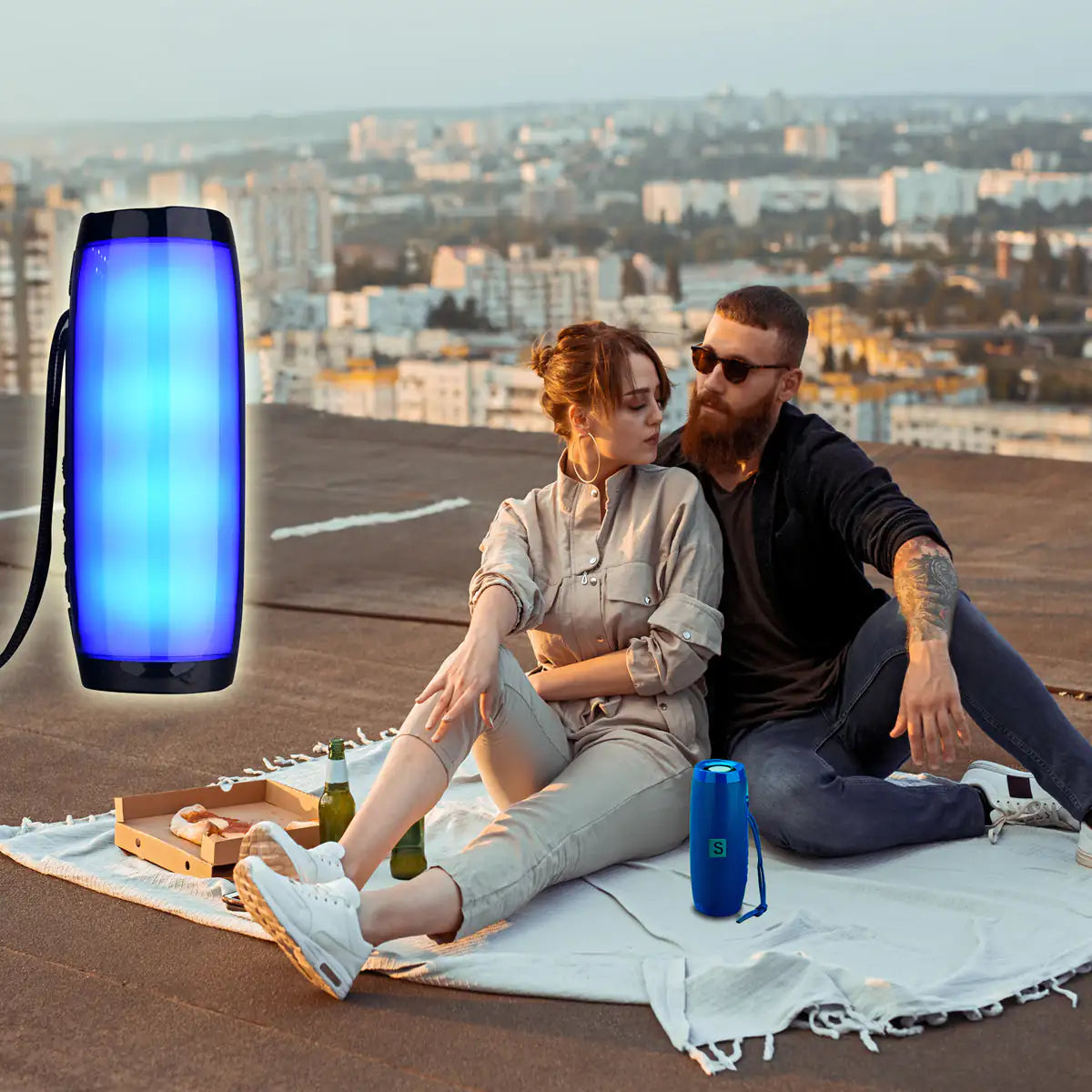 Rainbow LED Bluetooth Speakers In Vibrant Colors Rieworkes