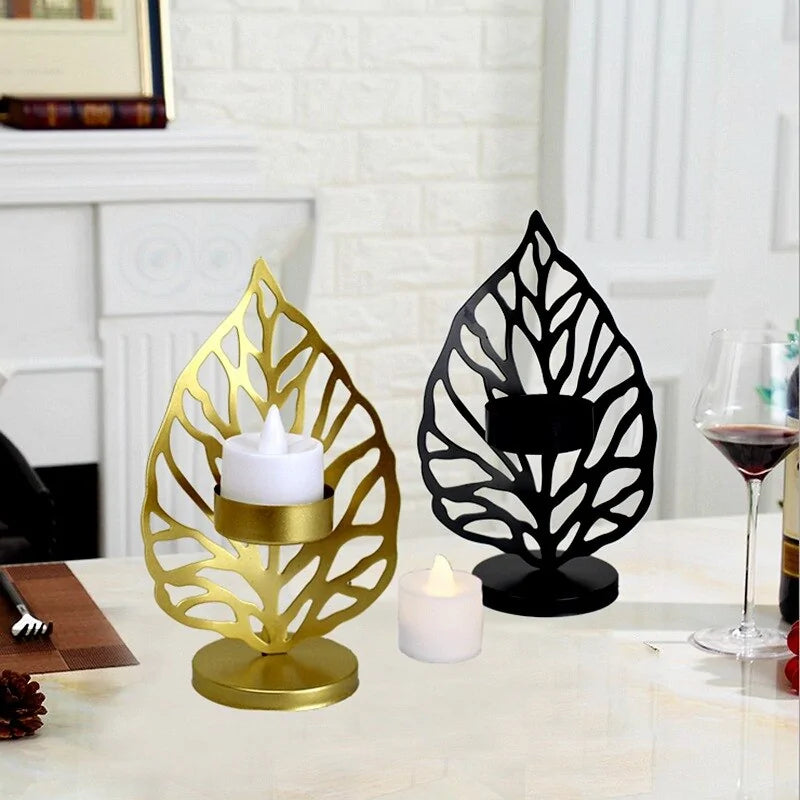 Iron Candlestick Holder: Nordic Design for Parties, Weddings, and Dinner Décor Rieworkes