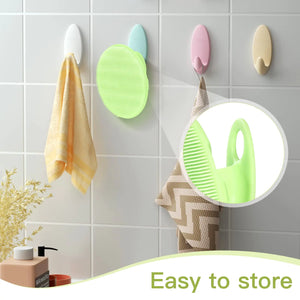 INNERNEED Food-Grade Soft Silicone Body Cleansing Brush Shower Scrubber, Gentle Exfoliating and Massage for All Kinds of Skin (Green) Green Rieworkes
