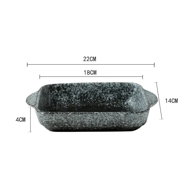 Creative Ceramic Baking Bowl for Microwave Use Mimarta