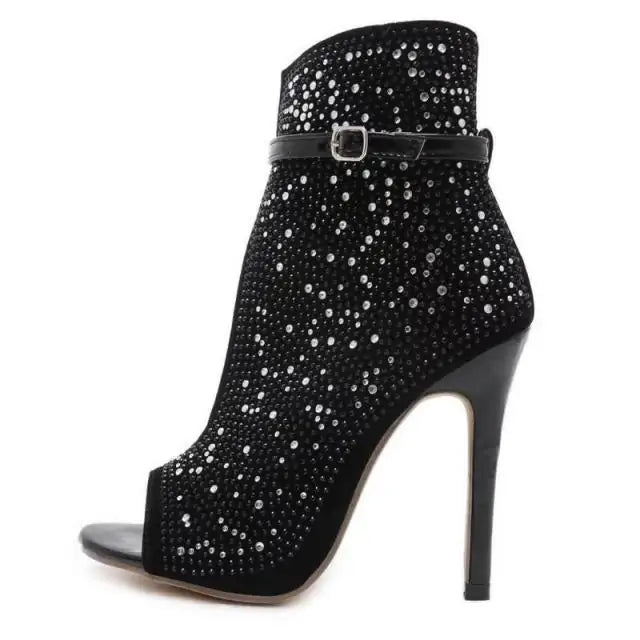 Pumps Crystal High Heels For Women Rieworkes