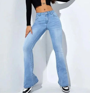 Women's Fashion Casual High Waist Slim-fit Stretch Trousers Rieworkes