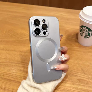 Luxury  Matte Case For Magnetic Wireless Charging Rieworkes