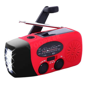 Versatile Emergency Radio with Powerful Flashlight Rieworkes