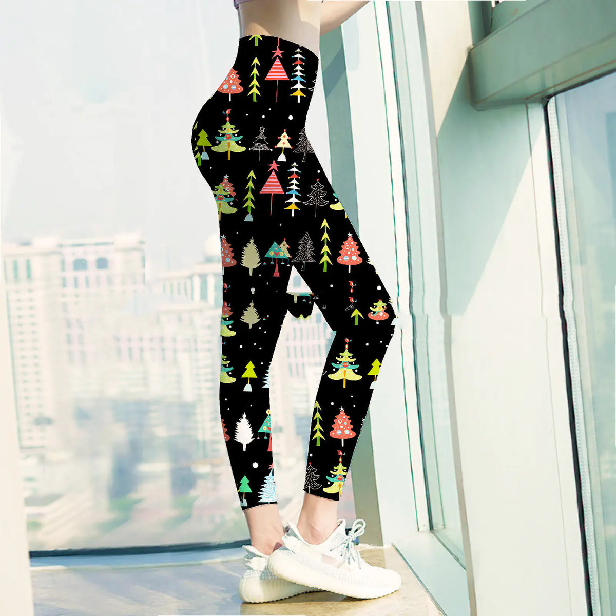 Personalized Christmas Leggings for Yoga Practice Mimarta