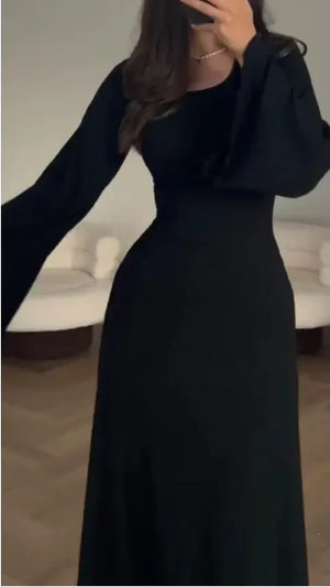 Long Sleeve Split Loose Leisure Professional Dress For Women Rieworkes