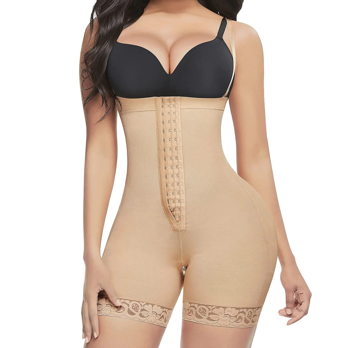 Lover-Beauty Shapewear for Women Tummy Control Body Shaper Butt Lifter Thigh Slimmer Plus Size with Zipper Crotch Mimarta