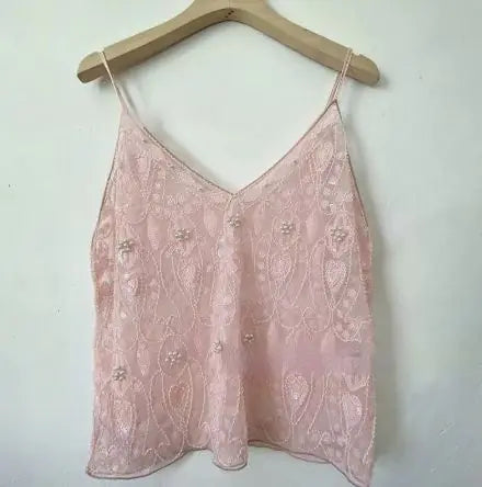 Women's Embroidered Sequin Beaded Sling Rieworkes