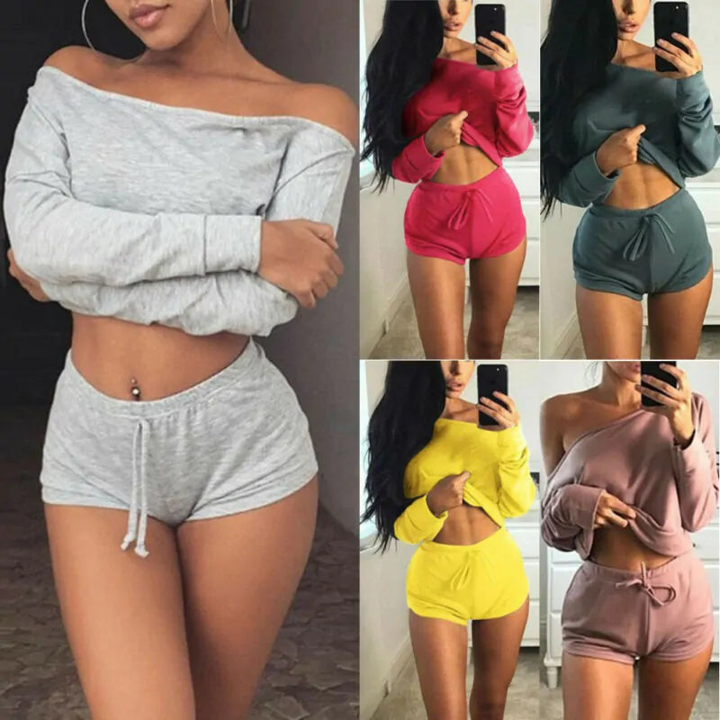 Women's Sport Gym Vest Tops Sports Legging Pants Outfit Wear 2Pcs Outfit Clothes Rieworkes