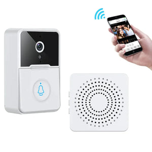 Wireless Security Smart WiFi Doorbell Intercom Video Camera Door Ring Bell Chime Rieworkes