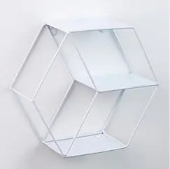 Hexagonal Wall Shelf - Wall Decor and Storage Rack Mimarta
