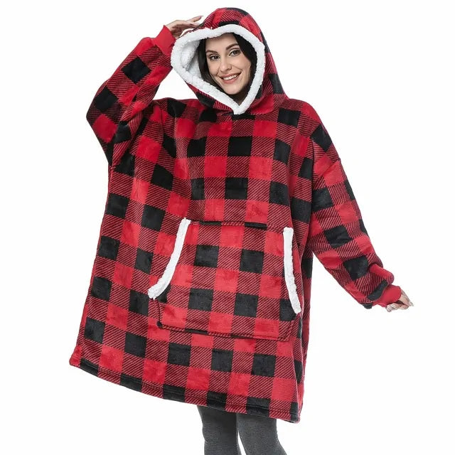Winter Oversized Hoodies Women Rieworkes