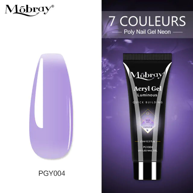 Poly Acrylic Gel: 15ML UV Gel for Nail Extension - 38 Colors Rieworkes