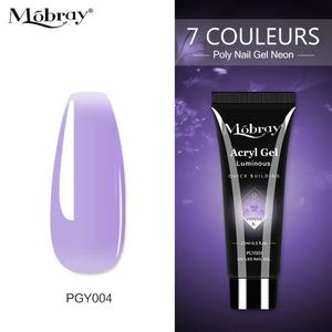 Poly Acrylic Gel: 15ML UV Gel for Nail Extension - 38 Colors Rieworkes