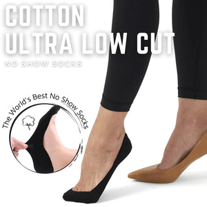 Soxbang Womens TRULY No Show Socks for Flats Heels Non Slip Cotton Ultra Low Cut Liner Socks(4-Black,8-9.5) 8-9.5 4-black Rieworkes