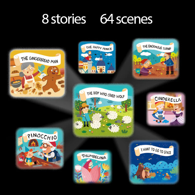 Children's Toy Storybook Torch Projector Mimarta
