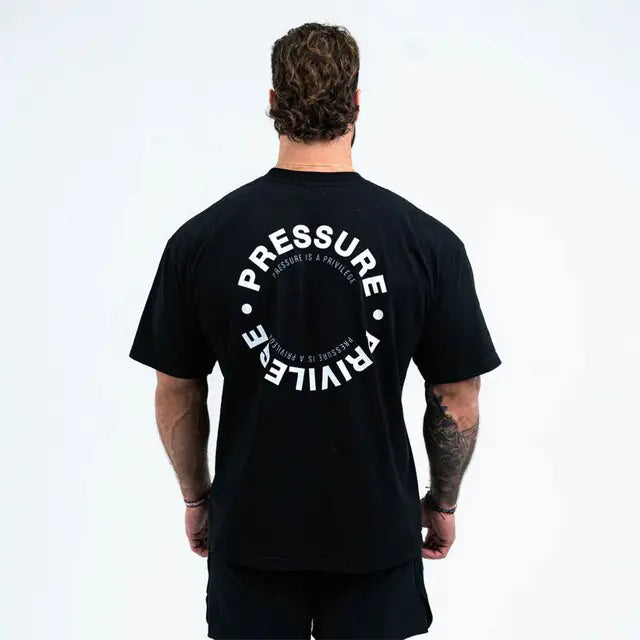 Men's Summer Printed Gym Sports Tee Rieworkes