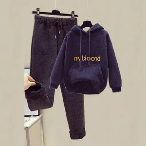 Autumn Winter Fashion Set for Women - Hoodie & Pants Mimarta