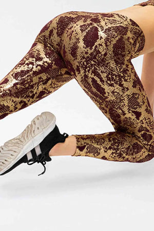 Animal Print Active Pants Rieworkes