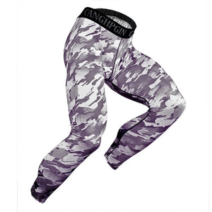 Men's Pro Compression Running Tights: Hot Yoga Pants for Gym & Basketball Rieworkes