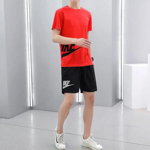 Luxury Men's T-Shirt and Shorts Set for Teens (2 Pieces) Mimarta