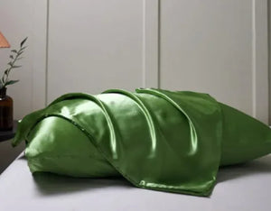 Silk Solid Color Satin Pillowcase Rieworkes