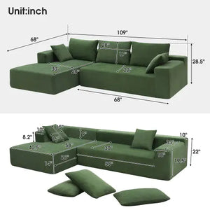 Modular Combination Living Room Sofa Set Rieworkes