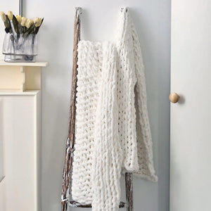 Knitted Throw Blanket Rieworkes