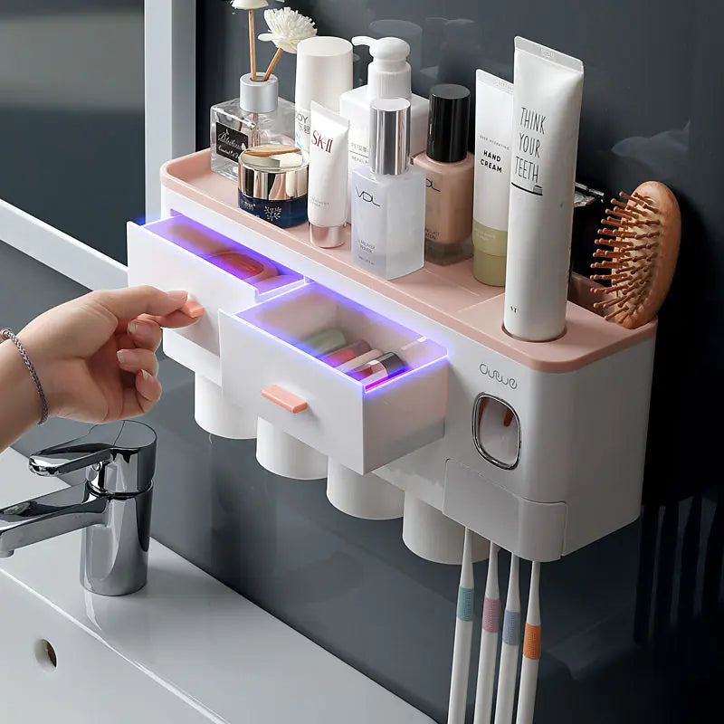 Bathroom Magnetic Storage Rack Rieworkes