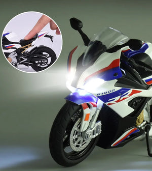 Alloy Motorcycle Toy – with Realistic Simulation Rieworkes