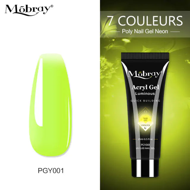 Poly Acrylic Gel: 15ML UV Gel for Nail Extension - 38 Colors Rieworkes