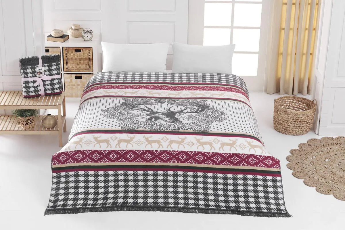 Dolce Bonita Home Double Cotton Blanket Adali Rieworkes