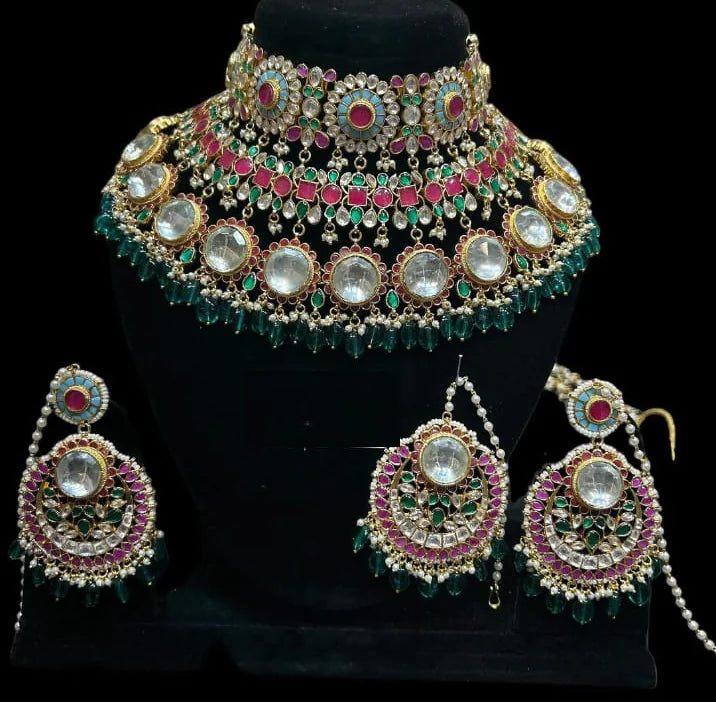 Alloy Gold-plated Multicolor Jewel Set Rieworkes