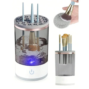 Automatic Brush Cleaner Electric Makeup Brush Cleaning Machine Fast Clean Dryer Rieworkes