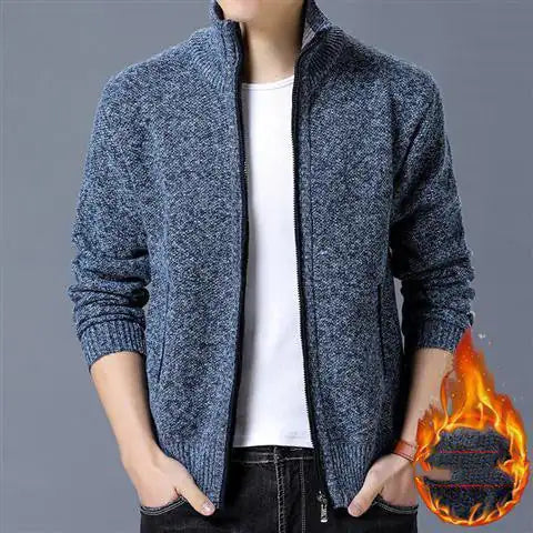 Winter Men Sweater Coat Thick And Velvet Rieworkes