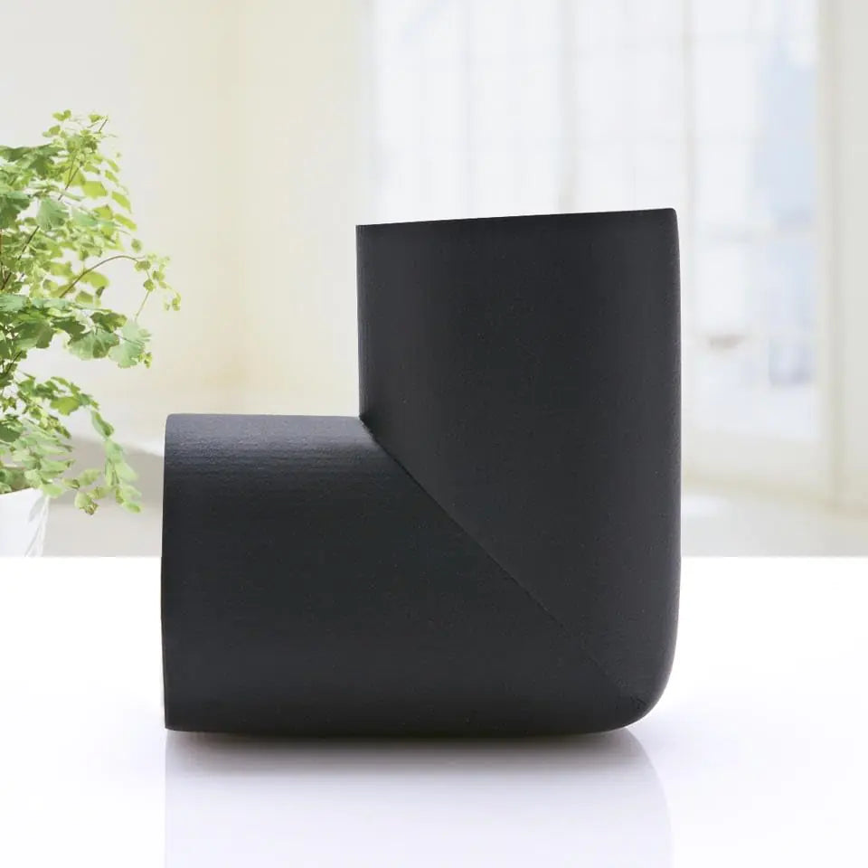 Protective Corner Protectors Child Safety Furniture Edge Foam Black 4-Piece Safety Corner Guard for Home Furniture Baby Proofing & Table Protection Mimarta