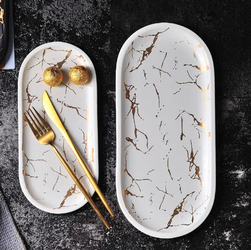 Nordic Style Fish Plate - Creative Ceramic Dish Mimarta